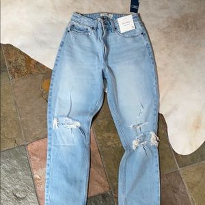 Abercrombie & Fitch Curve Love Mom jeans